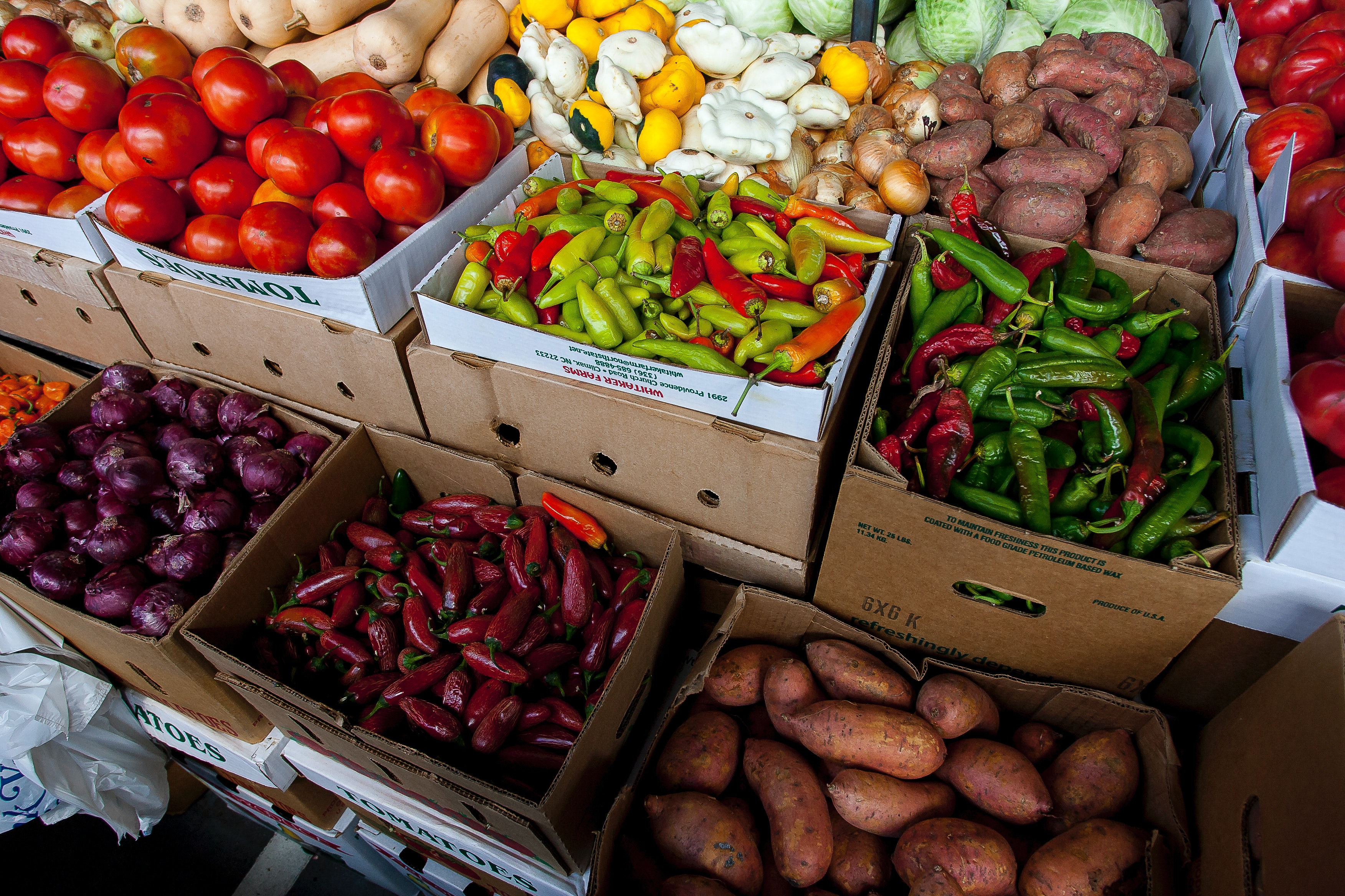 Frutas y verduras.