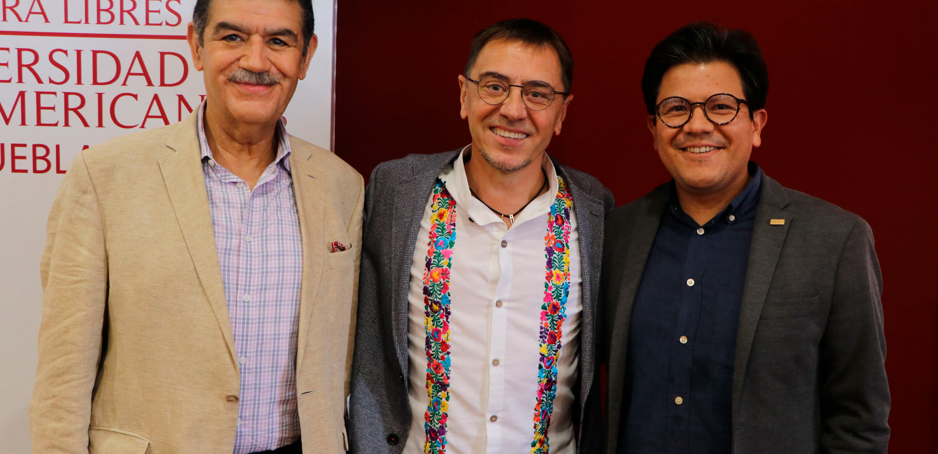 René Valdiviezo, Juan Carlos Monedero y Roberto Alonso