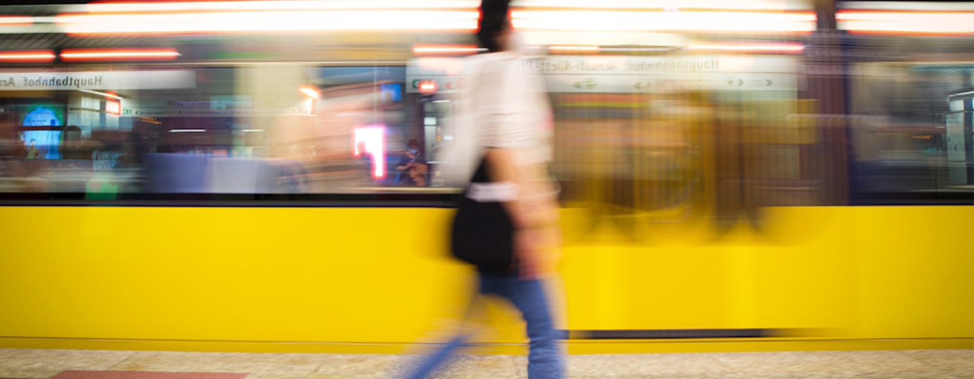 Barrido de persona caminando