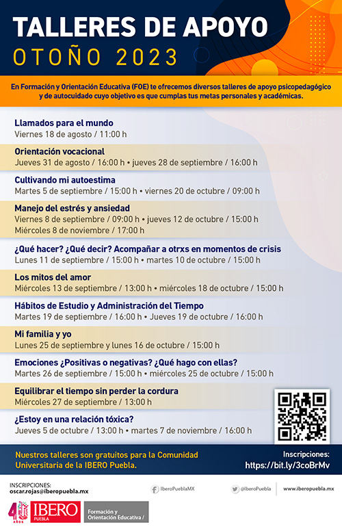 Talleres de apoyo
