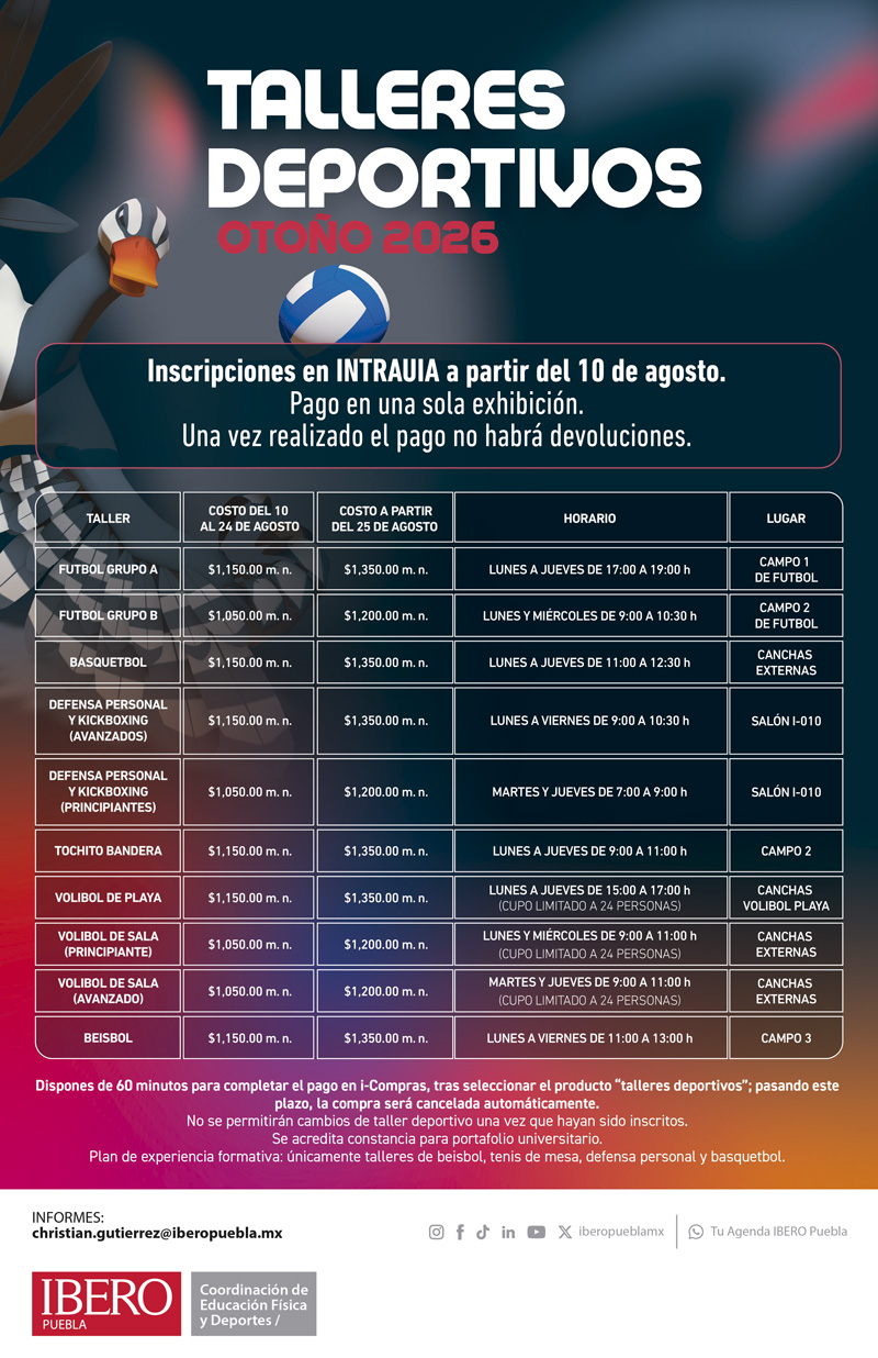 Talleres deportivos