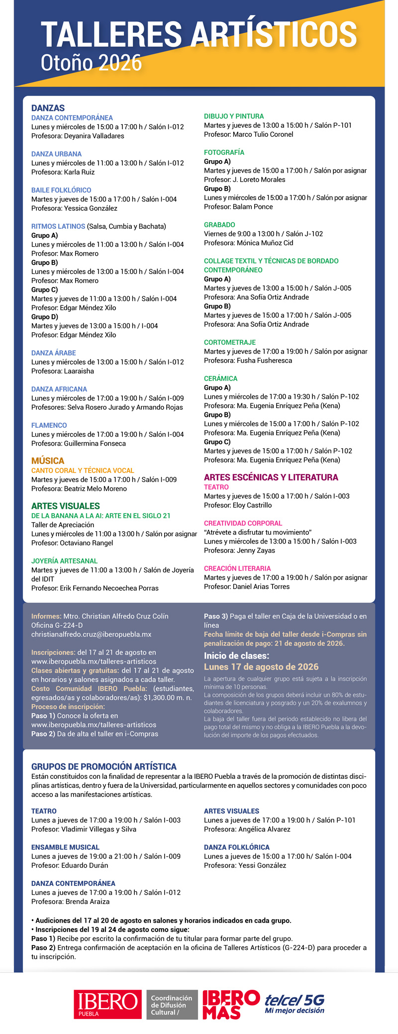 Talleres Artísticos